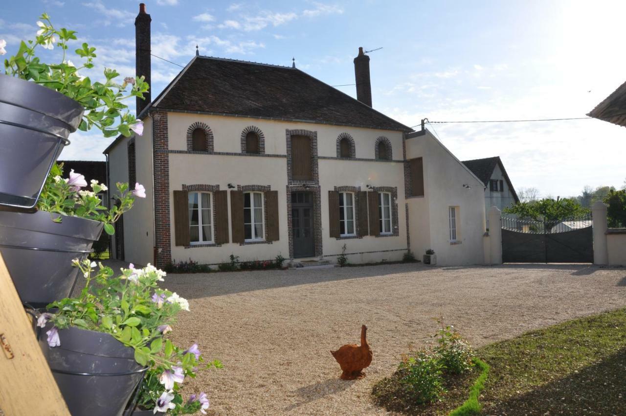 Gite Les Robins Vergigny Bagian luar foto